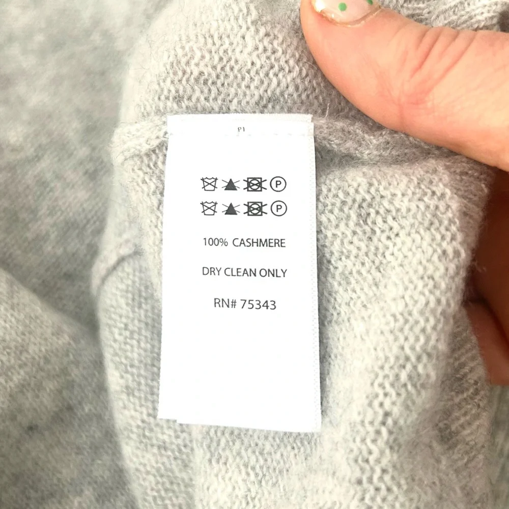 Tahari EUC 100% Cashmere Open Front Women's Shawl Cardigan Sweater  quite luxury